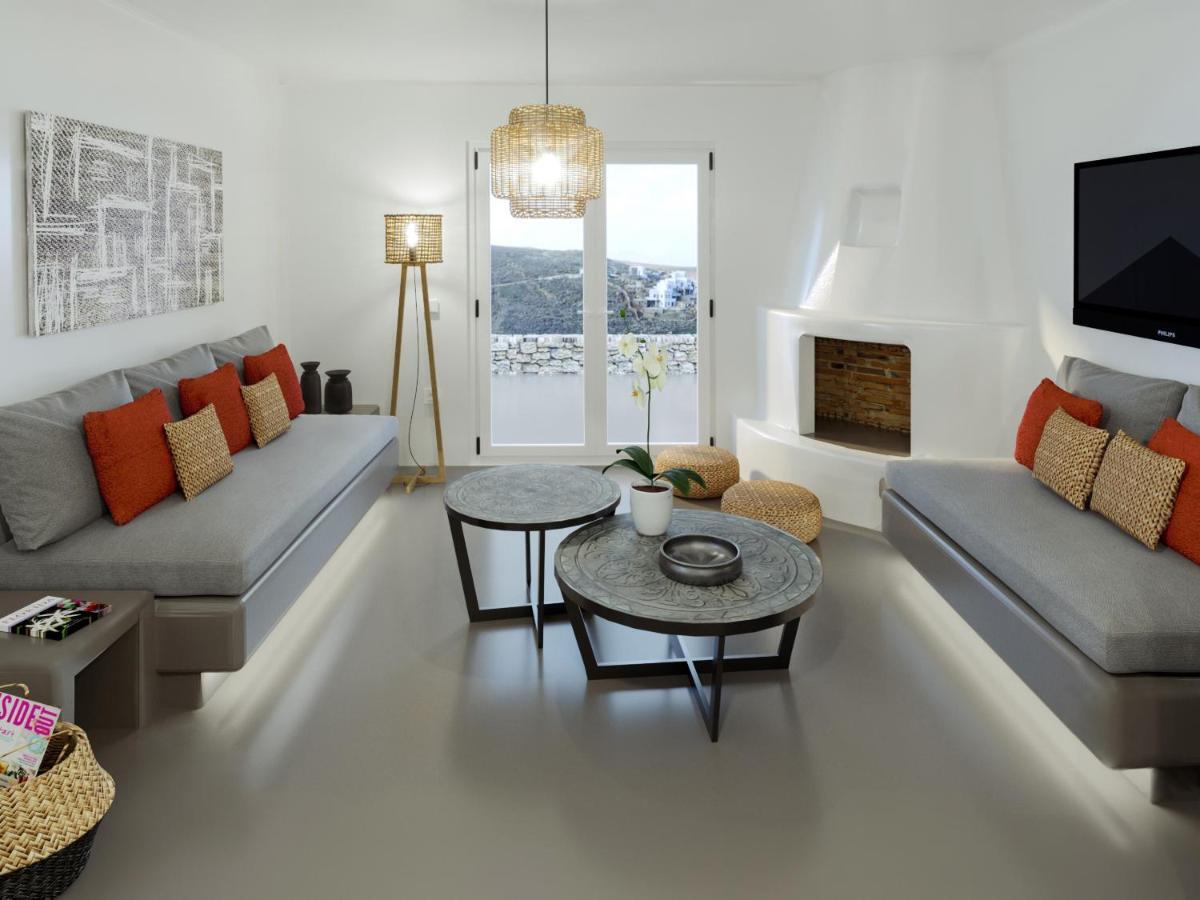 Mykonos Residence Villas & Suites Merchia Beach Extérieur photo
